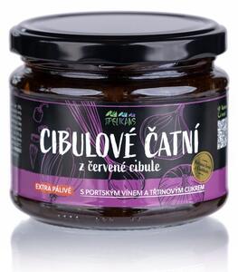 Cibulové čatní z červené cibule extra pálivé 250 g