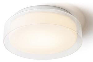 VENICE LED 30 stropní čiré sklo/opálové sklo/chrom 230V LED 12W IP44 3000K - RED - DESIGN RENDL
