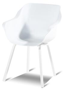 Sophie Element Zahradní Jídelní Židle s područkami - bílá