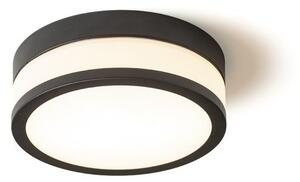 CIRA LED 23 stropní opálové sklo/černá 230V LED 12W IP44 3000K - RED - DESIGN RENDL