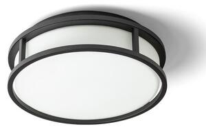 GRANDE LED 25 stropní opálové sklo/černá 230V LED 12W IP44 3000K - RED - DESIGN RENDL