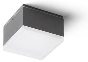 ORIN SQ stropní antracitová satinovaný akryl 230V LED 10W IP54 3000K - RED - DESIGN RENDL