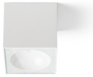 SENZA SQ stropní bílá čiré sklo 230V LED 6W IP65 3000K - RED - DESIGN RENDL
