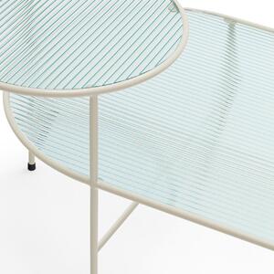 Bílý Konferenční stolek Nix 126,1 × 66,1 × 30,48 cm TEULAT