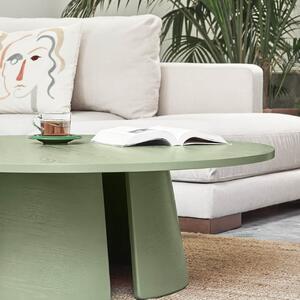 Zelený Konferenční stolek Cep 110 × 110 × 36,5 cm TEULAT