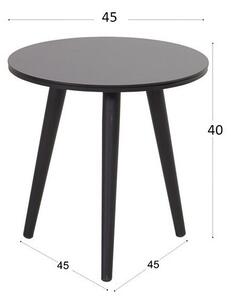 Zahradní Stolek Sophie Studio průměr 45 cm, výška 40 cm - černý