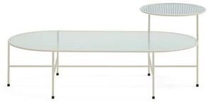 Bílý Konferenční stolek Nix 126,1 × 66,1 × 30,48 cm TEULAT