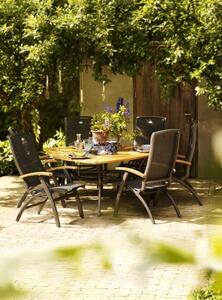 Luxusní polohovací zahradní jídelní židle Da Vinci