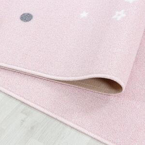 Ayyildiz Dětský kusový koberec PLAY 2901, Růžová Rozměr koberce: 80 x 120 cm