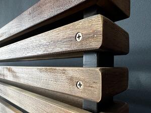 Dřevěný paravan Divider - hnědý