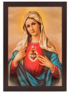 Plakát Srdce Panny Marie Barva rámu: Bez rámu, Velikost: 20 x 30 cm