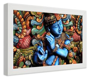 Gario Plakát Hinduismus - Ráma Barva rámu: Bílá, Velikost: 100 x 70 cm