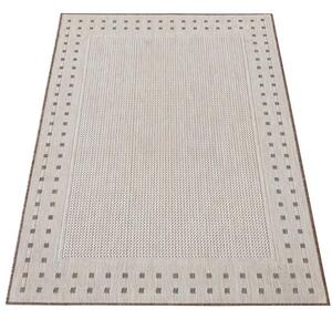 Makro Abra Kusový koberec sysalový oboustranný ZARA 11 Hnědý Rozměr: 80x150 cm