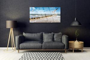Obraz na skle Racci Moře Krajina 120x60 cm