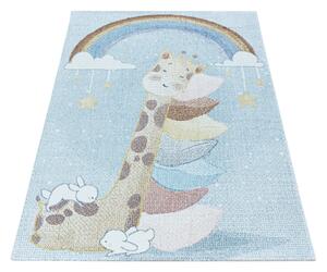 Ayyildiz Dětský kusový koberec LUCKY 3612, Modrá Rozměr koberce: 140 x 200 cm
