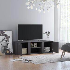 TV stolek šedý 120 x 34 x 37 cm dřevotříska