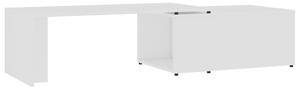 Konferenční stolek bílý 150 x 50 x 35 cm dřevotříska