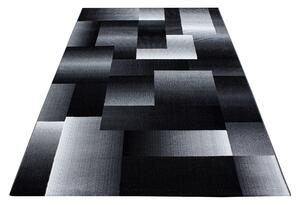 Ayyildiz Kusový koberec MIAMI 6560, Černá Rozměr koberce: 80 x 150 cm