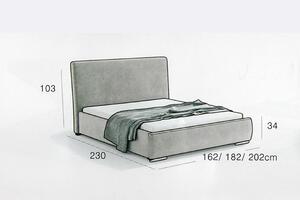 Largo 140: Dvoulůžko s volně loženou matrací