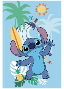 Dětská fleecová deka Lilo & Stitch - motiv Aloha - 100 x 150 cm