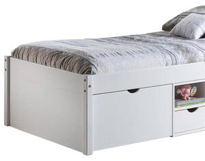 Massive home | Multifunkční postel ELISABETH 90x200 bílý lak MH20900160 Borovice