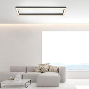 Paul Neuhaus Stropní LED svítidlo PURE-LINES, 42W, 110x30 cm, CCT 2700-5000K Barva: Antracit