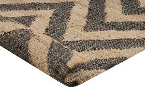 Jutový koberec 200 x 300 cm béžový/černý DEDEPINARI