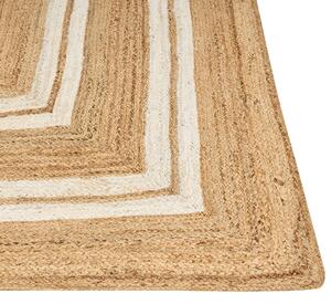 Jutový koberec 160 x 230 cm béžový ELMALI