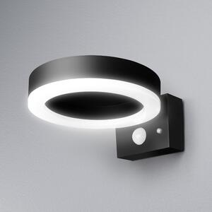 Designové solární nástěnné LED světlo SOLAR CIRCLE 6W, čidlo