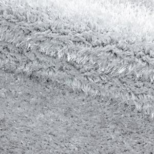 Ayyildiz Kusový koberec BRILLIANT 4200, kulatý, Stříbrná Rozměr koberce: 80 cm KRUH