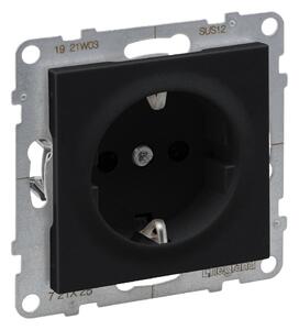 Legrand - Zásuvka domovní SCHUKO 250V/16A SUNO černá