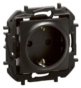 Legrand - Zásuvka domovní SCHUKO 250V/16A NILOE černá