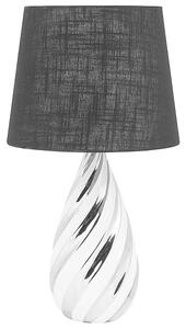Stolní lampa černá/stříbrná 65 cm VISELA