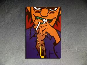 Ručně malovaný POP Art Gorilazz 1 dílný 70x100cm