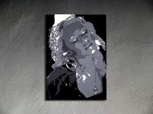 Ručně malovaný POP Art Christina Aguilera 1 dílný 70x100cm