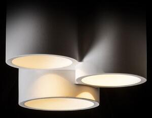 GINA III stropní sádrová 230V LED GU10 3x5W - RED - DESIGN RENDL