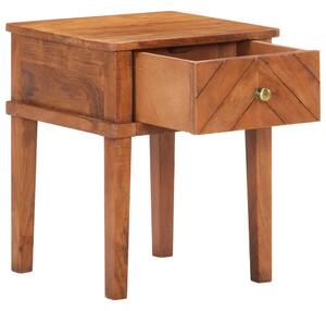 Noční stolek 40 x 40 x 50 cm masivní akáciové dřevo