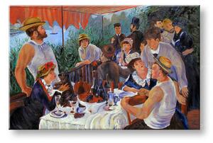 Obraz na plátně OBĚD NA LODI – Pierre Auguste Renoir