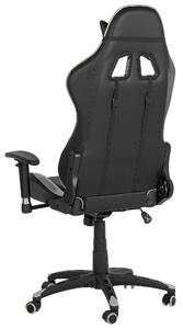 Kancelářská židle černá/stříbrná KNIGHT