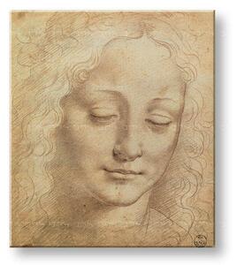 Obraz na plátně HLAVA ŽENY 3 – Leonardo Da Vinci