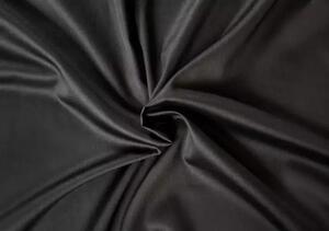 Saténové prostěradlo LUXURY COLLECTION černé - 140/200/15 cm