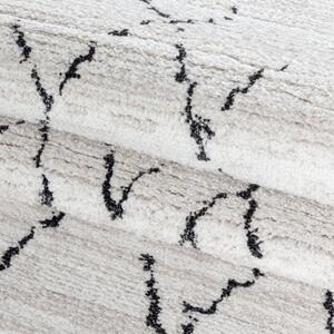 Ayyildiz Kusový koberec TAZNAXT 5101, Krémová Rozměr koberce: 80 x 150 cm