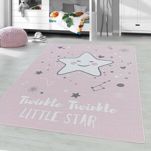 Ayyildiz Dětský kusový koberec PLAY 2901, Růžová Rozměr koberce: 100 x 150 cm