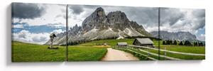 Obraz - V rakouských horách (170x50 cm)