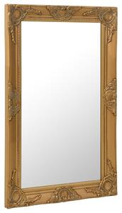 Nástěnné zrcadlo barokní styl 50 x 80 cm zlaté