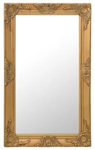 Nástěnné zrcadlo barokní styl 50 x 80 cm zlaté