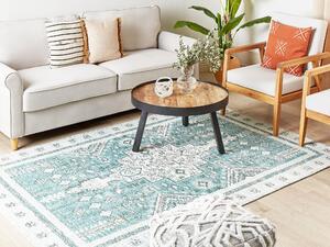 Bavlněný koberec 160 x 230 cm mentolově zelený FULLA