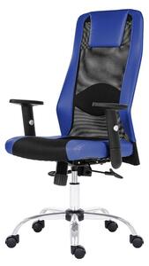 Kancelářská židle HARDING černá/modrá