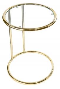 Odkládací stolek ART DECO 40 CM zlatý Nábytek | Doplňkový nábytek | Odkládací stolky