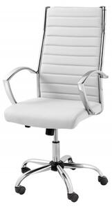 Bílá kancelářská židle Big Deal 107-117 cm